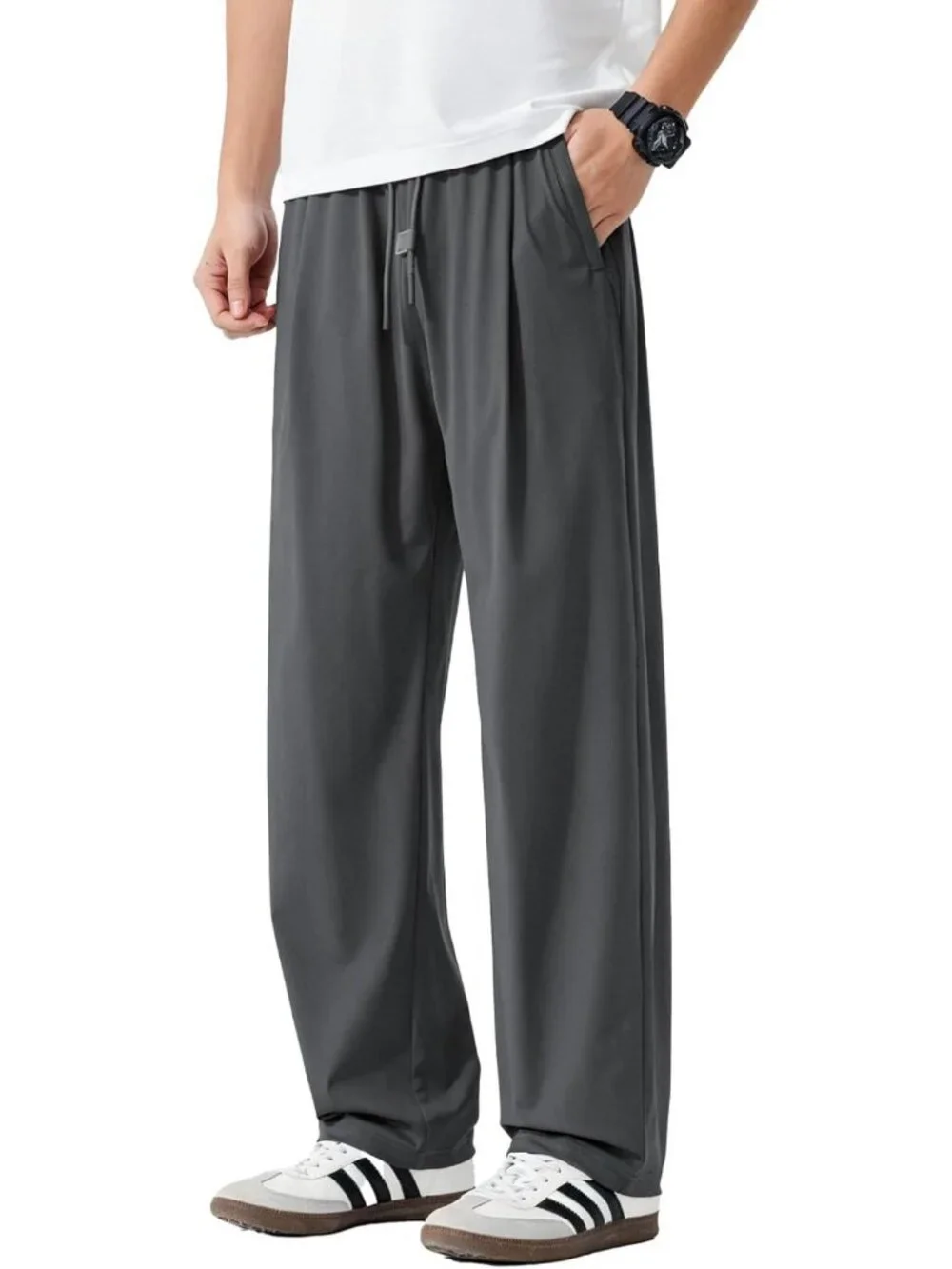 Lightweight Men's Summer Sweatpants | Cooling Touch, Straight Leg, Stretchy, 2